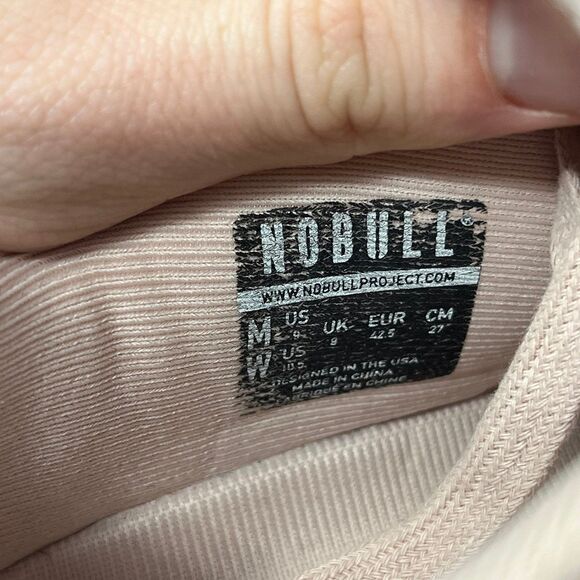 NOBULL Suede Trainer Low Blush Pink Gum Athletic CrossFit Shoes Mens 9 / 10.5 W - Picture 8 of 8